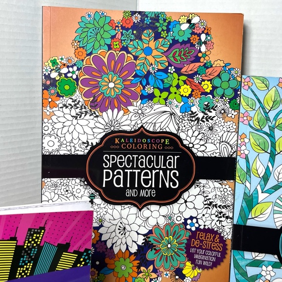 ADULT COLORING BOOK SET #6 - Picture 2 of 15